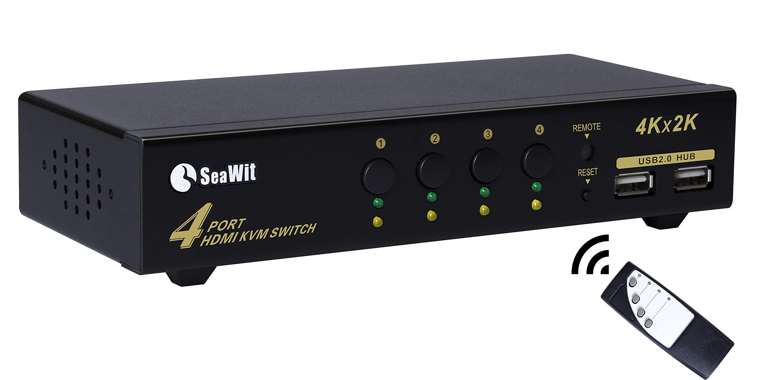 【533】新品 Sea Wit HDMI KVM SWITCH スイッチ 切替器 Buerlaseul USB KVMスイッチ HDMI 2入力1出力 4K@60Hz